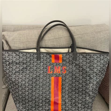 goyard tote bag with initials|goyard online personalization.